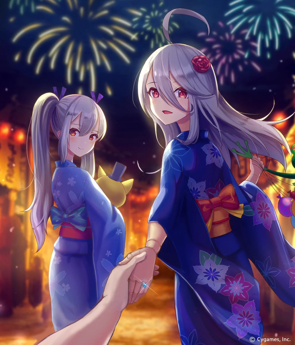 神撃のバハムート　複製原画(キャラファイングラフ)　オーキス&ツヴァイ 神撃のバハムート公式 on X: 