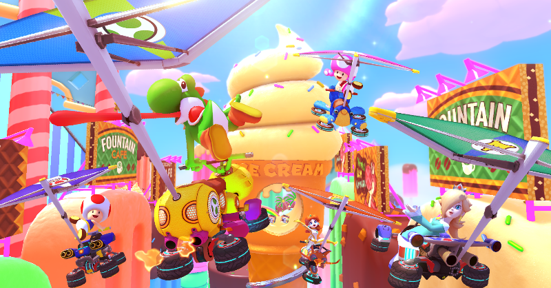Nintendo's tweet photo. 『マリオカート８ デラックス コース追加パス』第2弾（8コース）の配信を開始しました。
#MK8D