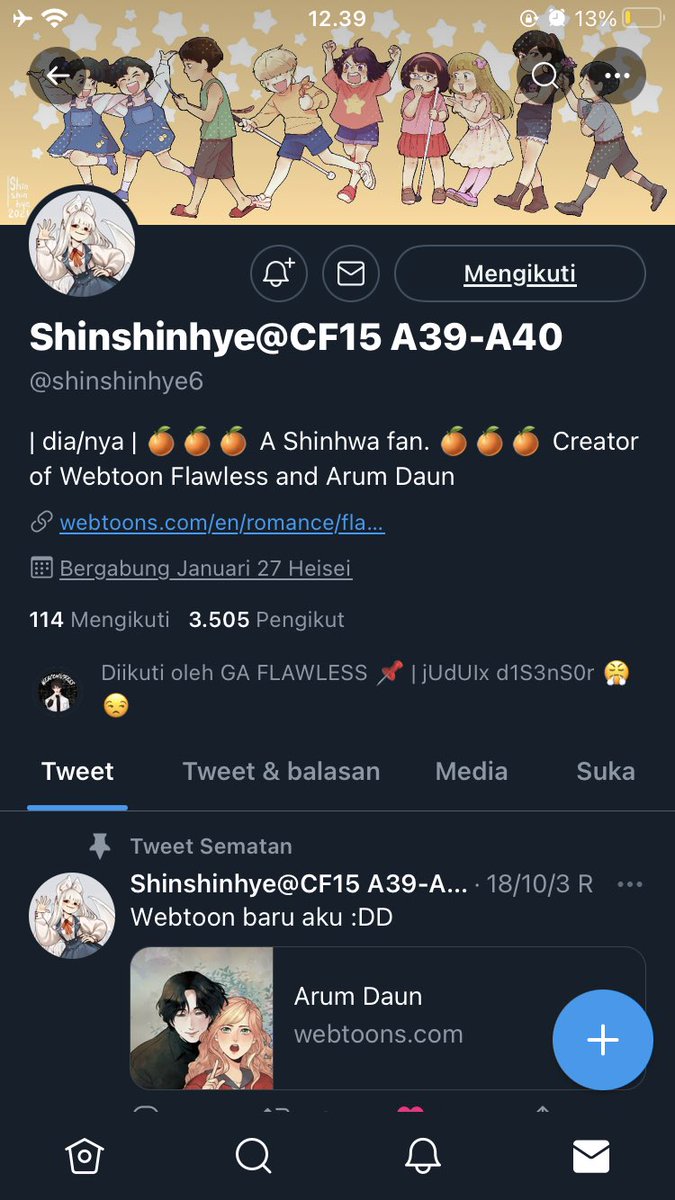 xphilautia's tweet photo. @WEBCOMICFESS @shinshinhye6 thank you @WEBCOMICFESS udah buat GA ini, semoga bisa menang aamiin
izin tag cuy @gheniarm_ @bghnkyt @jynsfru 

#ROADTOHUTWCF https://t.co/EBQCTJovjI
