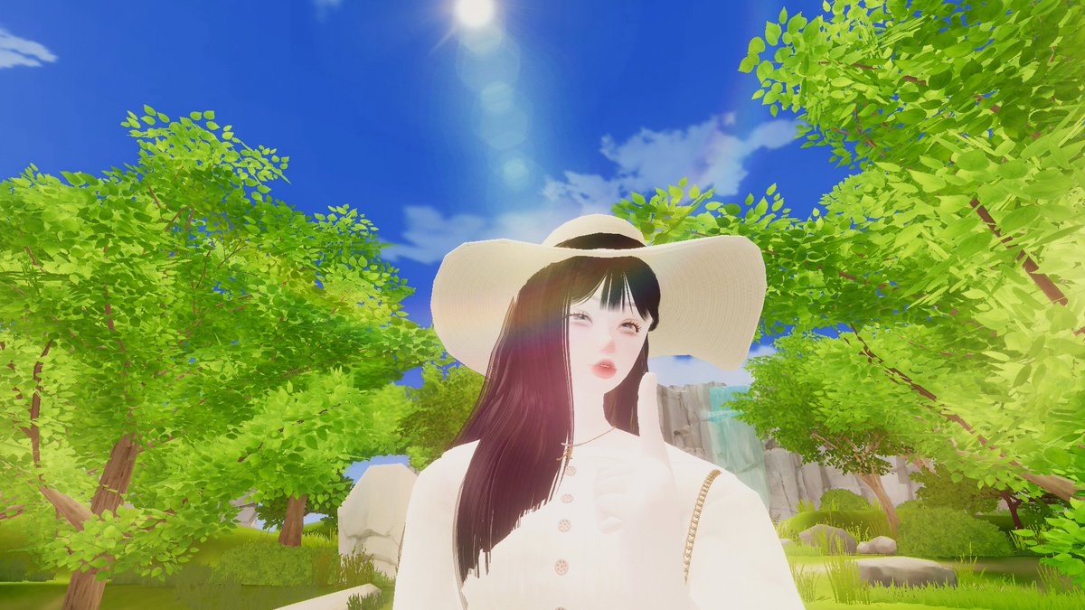 thicsty's tweet image. visiting new map— kiehl's four seasons garden, what a breathtaking and fresh view they have! 🌱🍃

#ZEPETO #제페토 #zepetoしてる人と繋がりたい