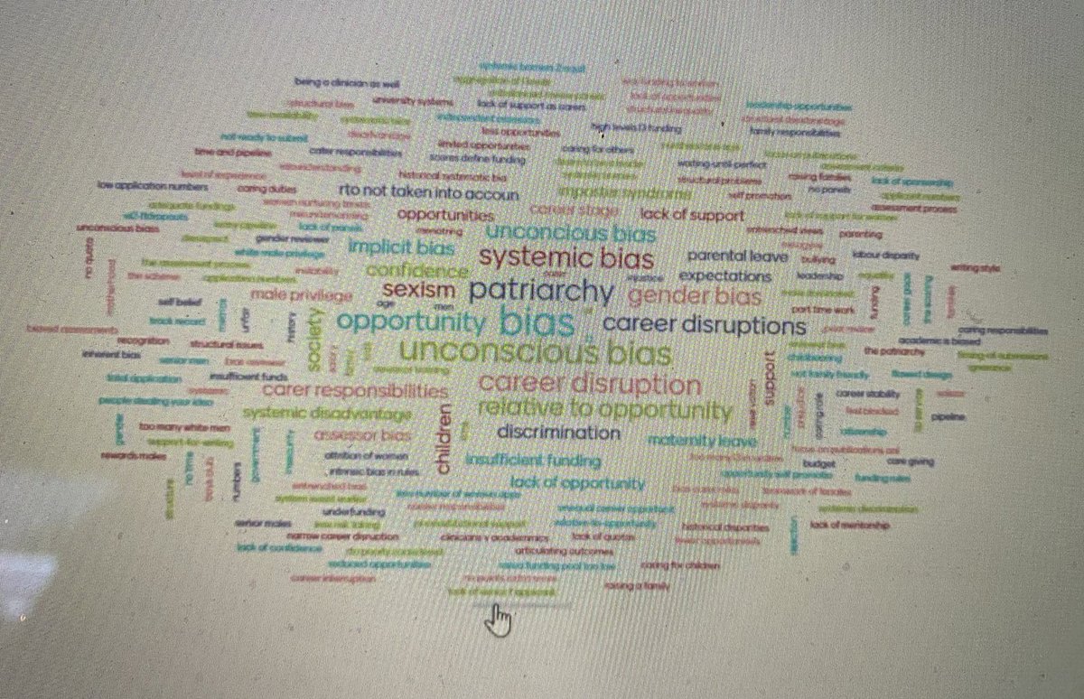 susiecartledge's tweet photo. @AnastasiaSMihai @ceo_nhmrc @nhmrc @DrAdrienneOneil Here’s the world cloud from todays session. Very interesting… https://t.co/D09THWUOqO