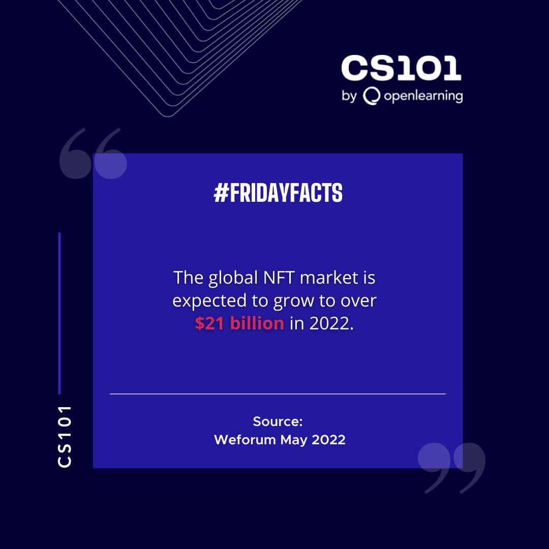 Cs101_OL's tweet photo. #FRIDAYFACTS: 💡 The world's first permanent NFT museum has opened in Seattle, aiming to "pull back the curtain" on blockchain-based digital art.

#cs101 #computerscience #facts #pandemic  #AI #environment #data #technology #blockchain #NFT https://t.co/kvl51hmn52