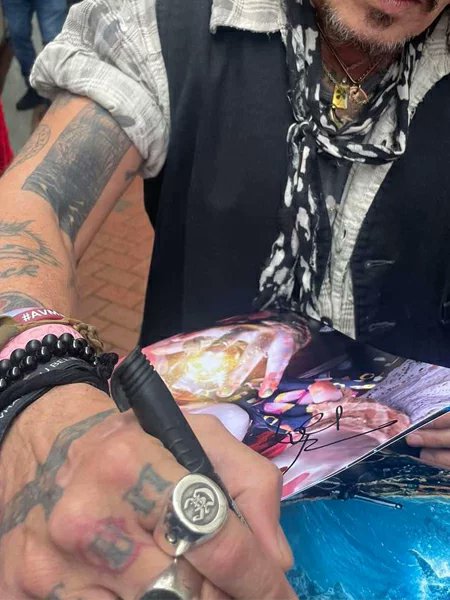 ジョニーデップ #johnnydeep のタトゥーをモチーフとした、ご本人も