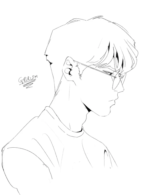 Sketch of My frend @ubershrimp, his animations cool check `em out 👀👀 