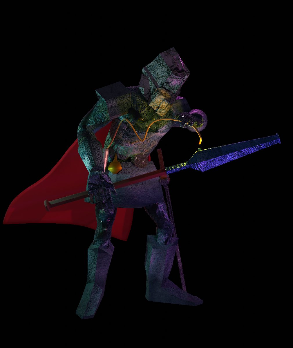 dust__riser's tweet photo. A Knight with an odd looking weapon comes near. https://t.co/Qru52HbIvG