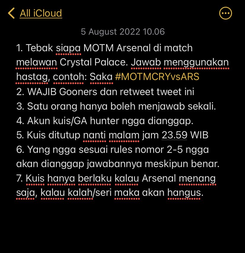 #ArsenalDay = Kuis time. Ada 300k dari gooners super dermawan yang semalem tiba2 ngeDM mau bagi2 rezeki 300k buat 3 biji pemenang (masing2 100k). Silahkan check pict dibawah and good luck! Jangan lupa pakai hastag ngih.