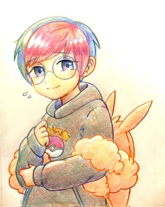 はにかみボタンちゃん#ポケモンSV 人見知りでクールそうな子が、仲良くなって、はにかんでくれたら惚れてまう(妄想) 