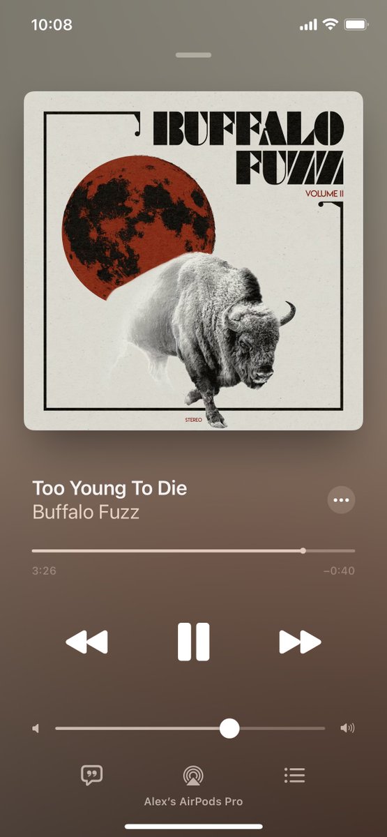 dyingBreath's tweet photo. #BuffaloFuzz ‘Too Young To Die’ on @AppleMusic. #AirPodsPro https://t.co/UUTENluhVS
