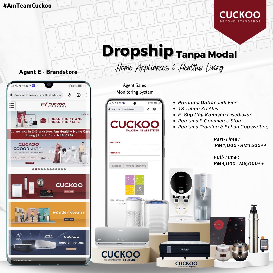 abrahamwang92's tweet photo. Dropship Tanpa Modal CUCKOO

Berminat Nak Join Jadi Agent?
Boleh PM @ Komen dibawah.

Atau hubungi saya di WhatsApp :
https://t.co/Yp2ZMV7lU5

#penapisaircuckoo #ejencuckoo #cuckoo #cuckoomalaysia #dropshiptanpamodal https://t.co/vFHbXReBoR