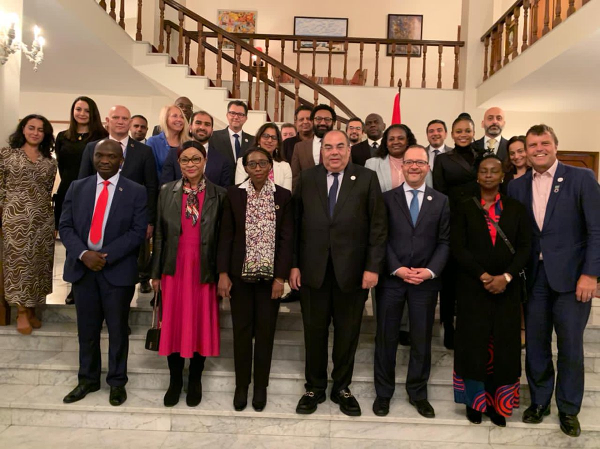 ECA_OFFICIAL's tweet photo. Africa’s #Climate Finance Round Table participants, including @UNenvoyMM @topnigel @AGNChairUNFCCC @JosefaSacko alongside @SongweVera engaged in critical discussions about how to mobilize immediate investment into climate-resilient projects in Africa. https://t.co/OWuSI5cJoU