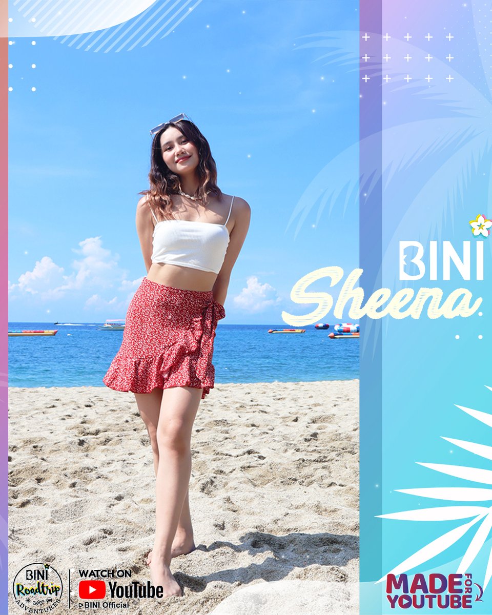 BINI_ph's tweet photo. #BINI : #BINIroadtrip in Batangas Photo Series [ Sheena ]

Happiness comes in waves kaya sulit na sulit ang happy sun-kissed bonding ng BINI! Re-watch their watersport experience in Batangas! 🔗 https://t.co/4NyEIIOOkL

@bini_members @bini_sheena https://t.co/buWJOHmiIv