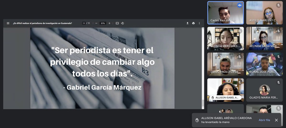 carlosrkestler's tweet photo. Fue un gusto conversar con estudiantes de la @marianogalvez acerca del periodismo de profundidad e investigación. Es chilero escuchar a futuros colegas comunicadores y periodistas. 🗞

¡Gracias a @davisdeleon por la invitación! https://t.co/XVQj91SMP9