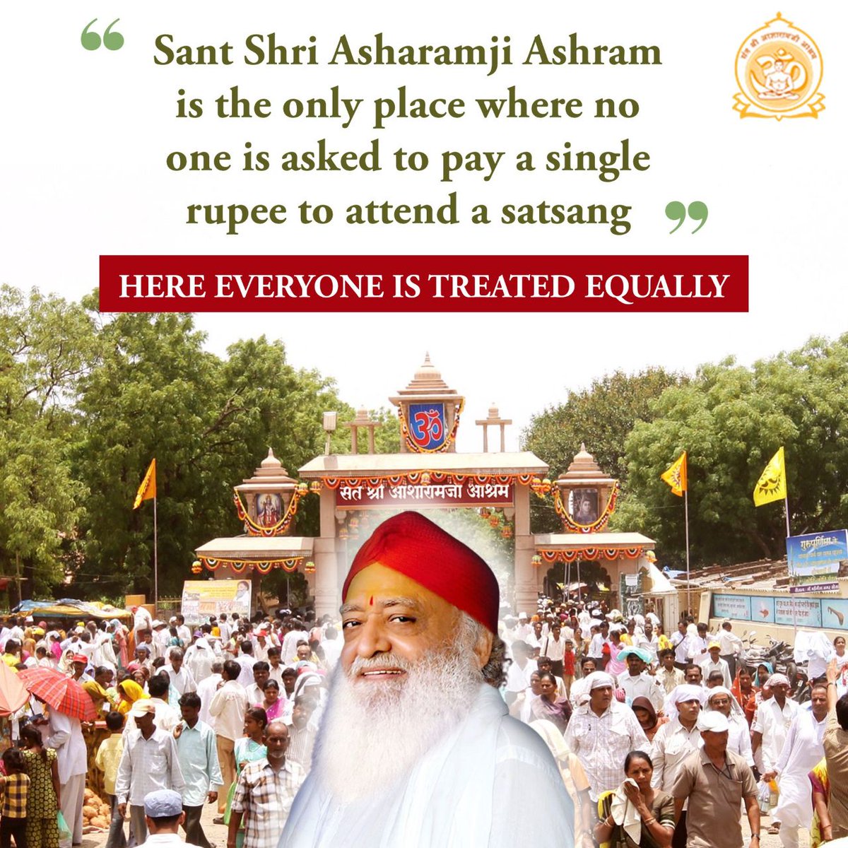 Sant Shri Asharamji Bapu Ashram is a spiritual hub. Inside Ashram you can see Gaushala, Balsanskar Kendra, etc. where आध्यात्मिक स्पंदन of kids learning keeps you surprise . Om kar Gunjan on stall refresh your mind. Yoga refresh your body. This is  #RealityOfAshram 
Come and see!