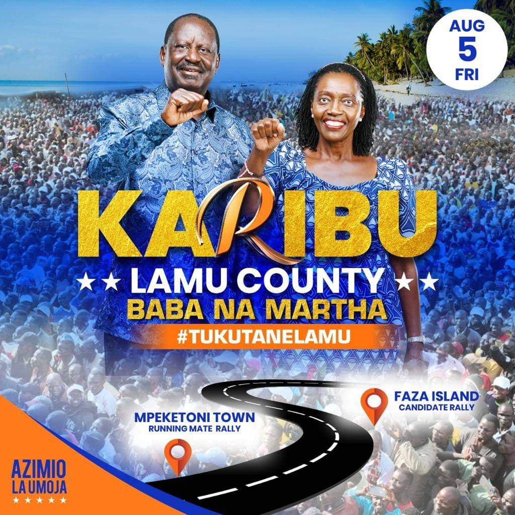AlegoOf's tweet photo. Pwani mko tayari, mambo ni mengi, masaa ndio machache. Kata simu Azimio Army wako site. #VoteBlue #BabaNaMartha #AzimioGov #AzimioLaUmoja #Inawezekana #KenyaDecides2022 #KenyaDecides #GE2022 #VoteRailaKarua https://t.co/N2jTcvsVUy