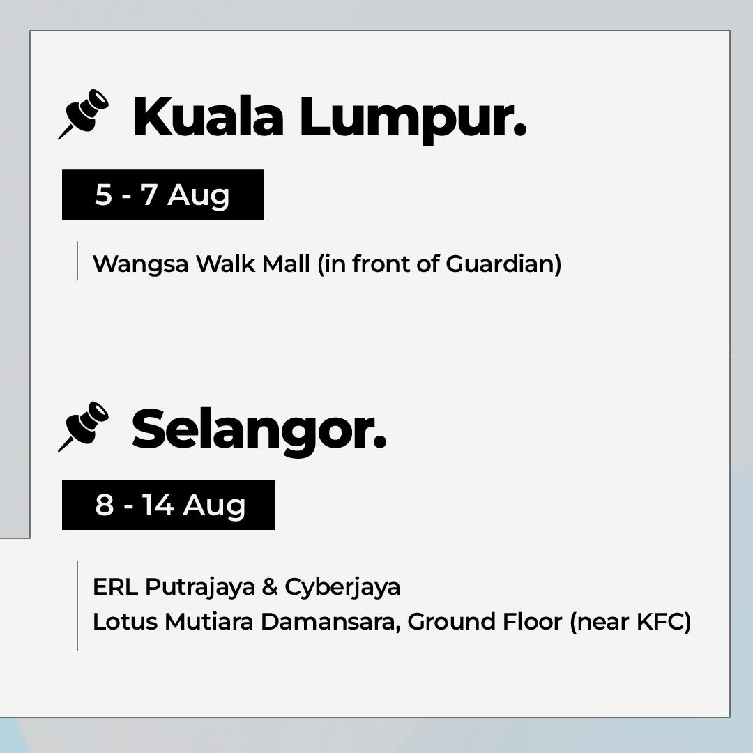 Yes_Telco's tweet photo. Catch us at any of these locations to sign up for the cheapest &amp; fastest unlimited 5G + 4G plan in the world, the Yes Infinite+ plan!​ Get it now:  https://t.co/R51EhVHdWE

​#Yes5G #Yes5GForAll #YesInfinite #YesInfinitePlus https://t.co/1Sj3UYq7a2
