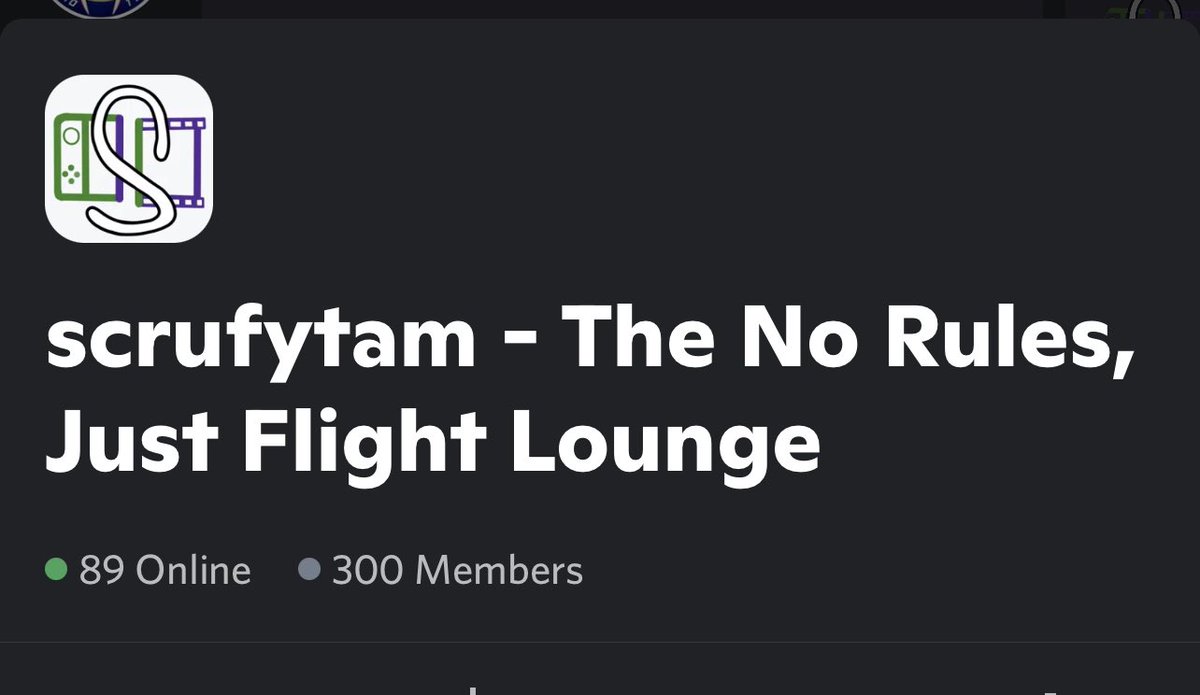 scrufytam's tweet photo. How do I have a 300 member discord 😳 Thank you everyone for wanting to be a part of this community! 😍
#msfs #avgeek #flightsimmer #lordofsocks #norulesjustflight https://t.co/J5TxztPs3U