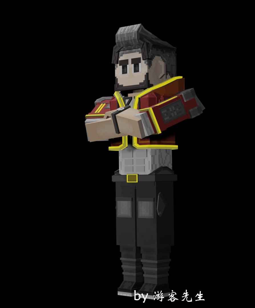 新做了个人物
#Minecraft
#Blockbench