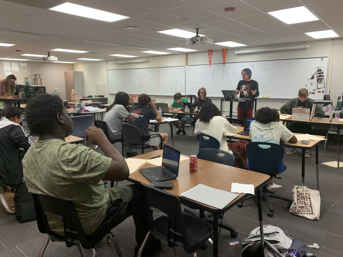 Team week continues with our advanced debaters participating in their own practice round. We support one another with our full attention and feedback.