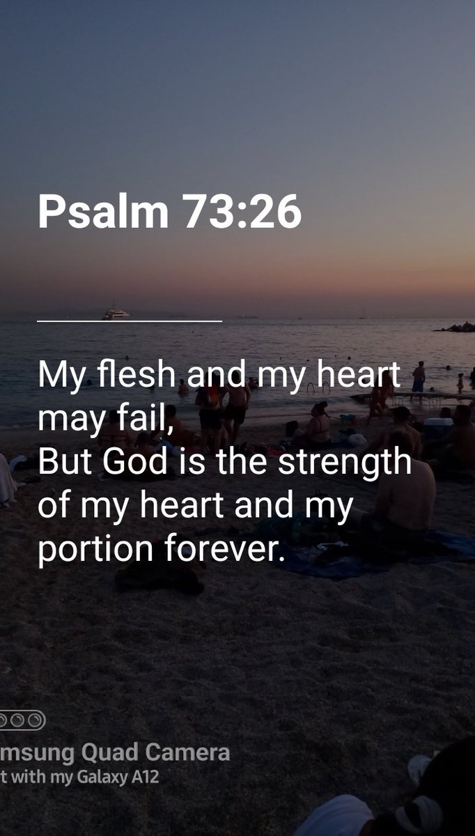 EmerlineRamos1's tweet photo. God is the strength of my heart and my portion forever. https://t.co/0hIVCE3LUx