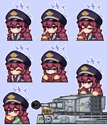 パワポケ風のイロハ
#ブルアカ 