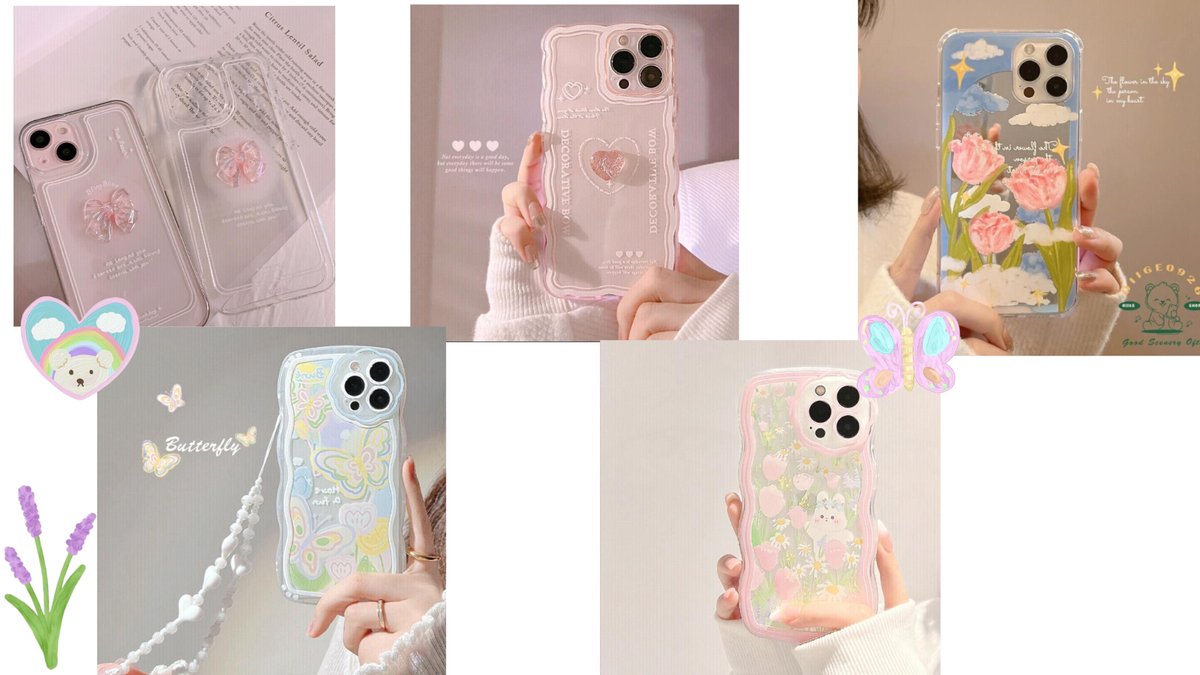 hugwintheur's tweet photo. —: ♡ rekomendasi case iphone lucu 🌷🌸☘️

a thread: https://t.co/yDqdtxjBF7