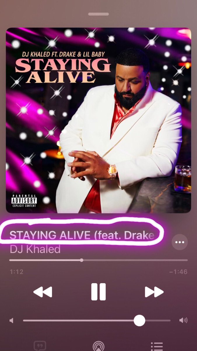 OnlyMorale's tweet photo. I heard DJ Khaled’s #stayingalive

The song was actually pretty good!…
good shit DJ Khaled👏🏾👏🏾👏🏾👏🏾👏🏾!…. https://t.co/uNRO1hQZOT