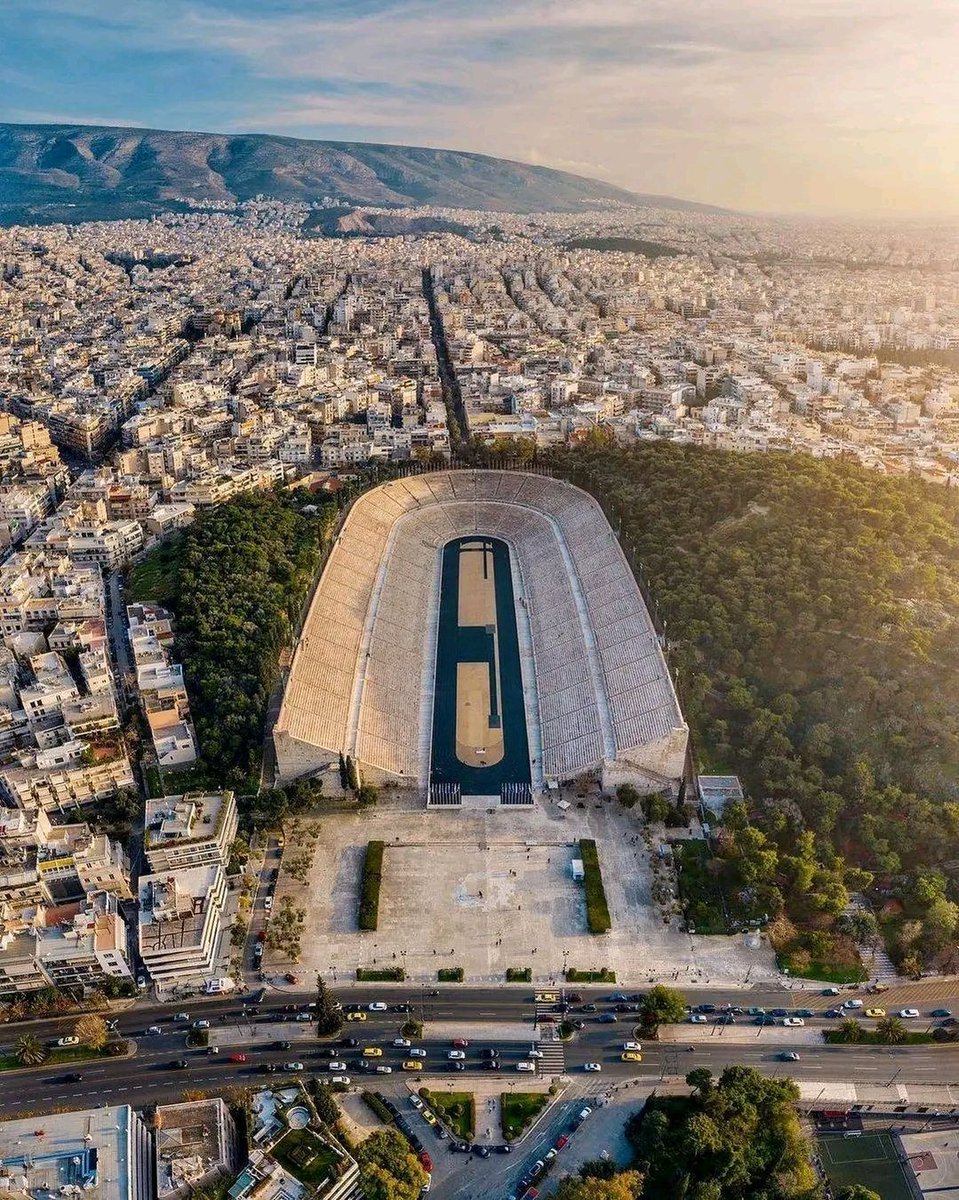 DiogenisSinopis's tweet photo. Athens, Greece. 💙🇬🇷💚
The Panathenaic Stadium is the only stadium in the world built entirely of marble! It is commonly called Kallimarmaro which means Beautiful Marble. https://t.co/bg36Y82WsR