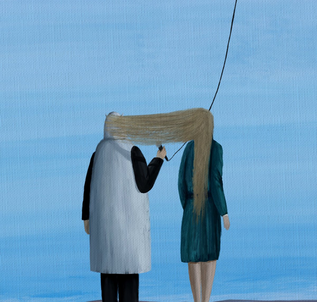 ‘A sky song for you’
I'll sing a song that will make your heart blue.

#art #illust #NFTCommumity #digitalpainting #painting