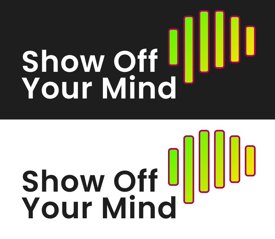 heyshadowsmith's tweet photo. Added the logo along with the wordmark for context. I can't seem to shake the redish/pink border on the waveform chat bubble brain. 😬

It just adds a uniqueness that I enjoy for some reason...

#ShowOffYourMind #buildinpublic https://t.co/CbRiNtmfFq