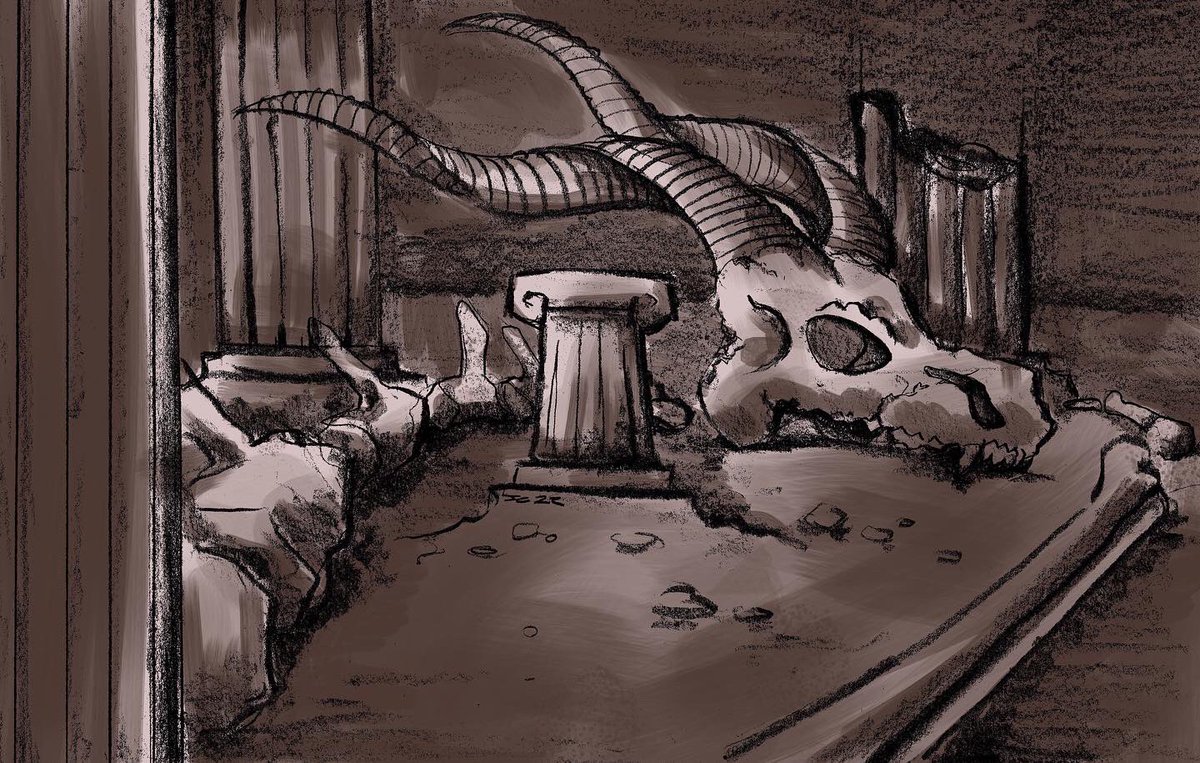 dragon_dazzling's tweet photo. DAY 3: BONES

Within the depths of a temple turned tomb lays a fallen guardian and an empty pedestal…

#smaugust2022 #smaugust #dragon #dragons #dragonart #dragonbone #dragonbones #mixedmedia #digitalart #digitalmedia #digitalillustration #illustration #dragonartist #sketching https://t.co/9ovLnJRMX0