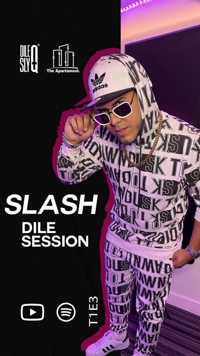 Slashcoremusic's tweet photo. @DileSlyQ x @Slashcoremusic 
 un Flow Salvaje 🐆

NO TE PIERDAS La 3era #DILESESSION 
Mañana Viernes
por TODAS las Plataformas Digitales!

8:00PM

Activos Si o que?? https://t.co/8t1dtIwFPu