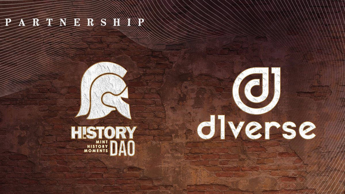 D1verseDid's tweet photo. 🔥We are delighted to announce the establishment of a strategic partnership between D1verse and @History_DAO.

At the same time, we would like to thank HistoryDAO for providing Did users with NFT free mint, discounts and other benefits. 

🚀Stay tuned for more future updates! https://t.co/O9BvAUZdE0
