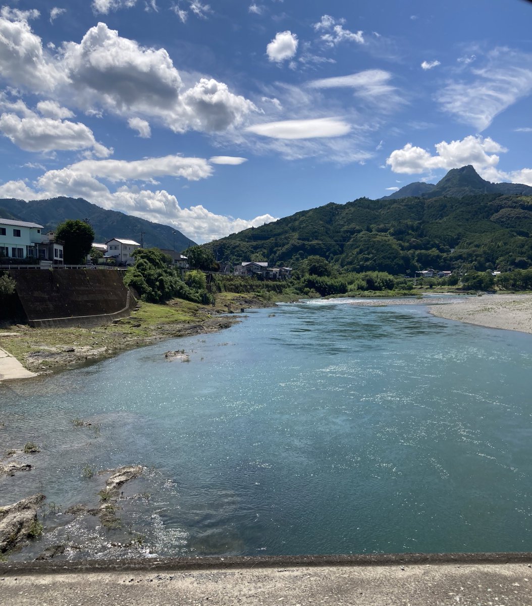 夏空と  #仁淀川