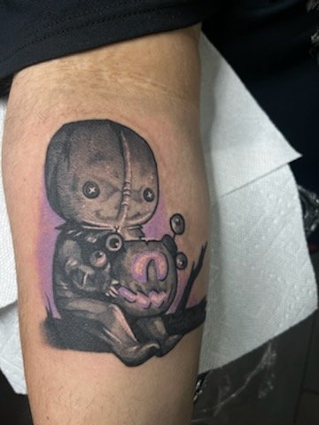 Tattoo uploaded by John Songer  Trick r treat piece I did on my wife   Tattoodo