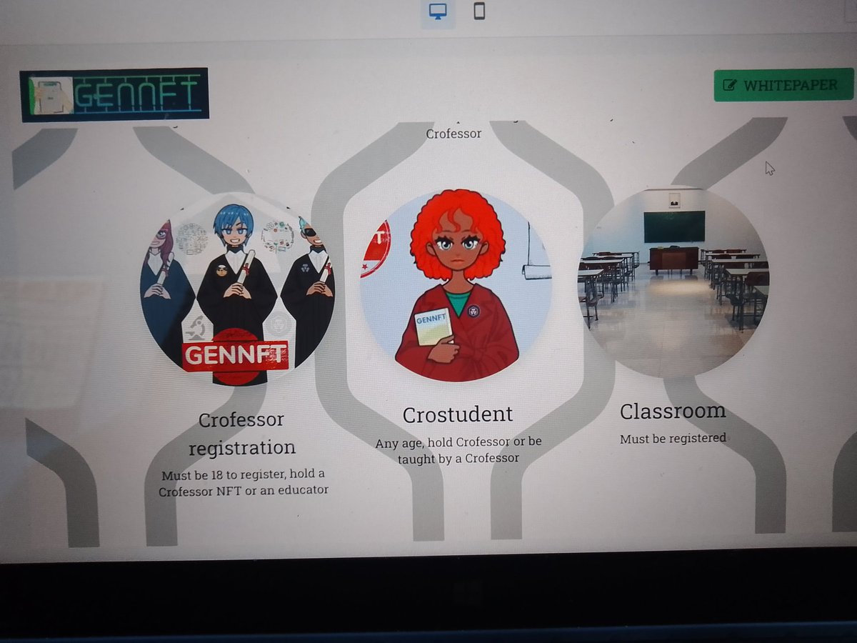 THEDEFINERD's tweet photo. Working hard on the #Gennft website classroom. Free #Blockchain #education. Don't miss out on this opportunity. #Crofesser nfts coming soon. @Samcivicx @NFTMansa @CEOFortKnocks https://t.co/ECdosLYDGb