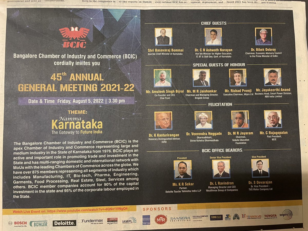 The Gateway to Future India cannot be created without a #genderinclusive #leadership <a href="/BCIC_Karnataka/">BCIC Karnataka</a> should include top women leaders in the state for a more stable and #sustainable growth, there’s no dearth of #womeninleadership roles