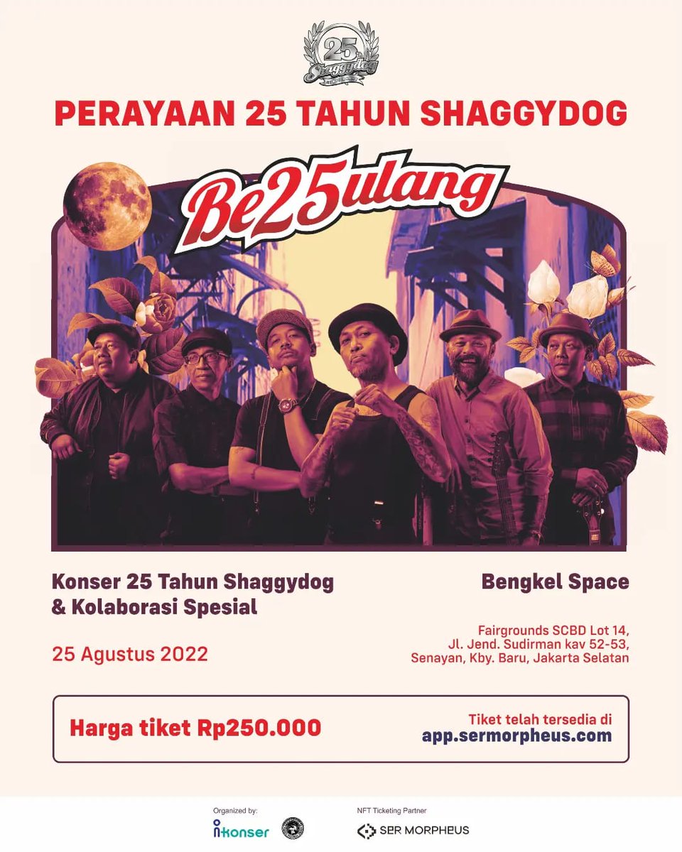 shaggydogjogja's tweet photo. 25 lagu untuk #25TahunShaggydog, yuk segera amankan tiketmu! https://t.co/HTFFROtlbJ https://t.co/JgR6LbWCob