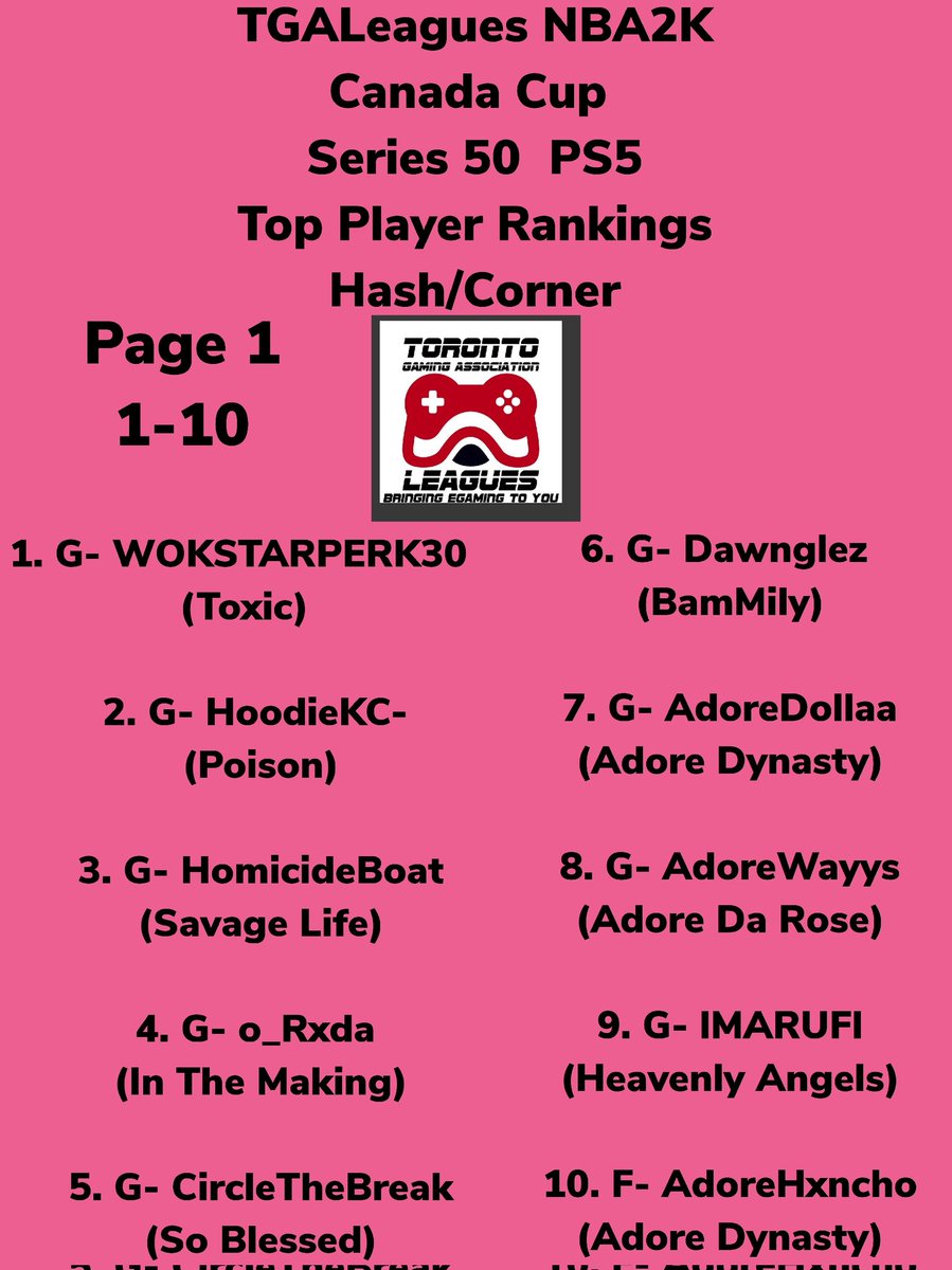 TGALeagues tweet media