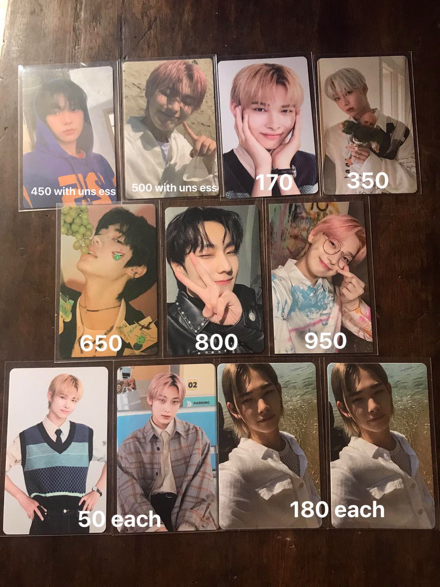 sunghoonprinc3's tweet photo. wts/lfb 
mod: flash exp 
mop: gcash 
- can do 2 weeks reservation with downpayment 
- to claim first row pcs must get 2 third row pcs 
- to claim sunoo ody ess must get 2 second row pcs and 3 third row pcs 
reply or dm to claim ! https://t.co/ZAPQG53sij
