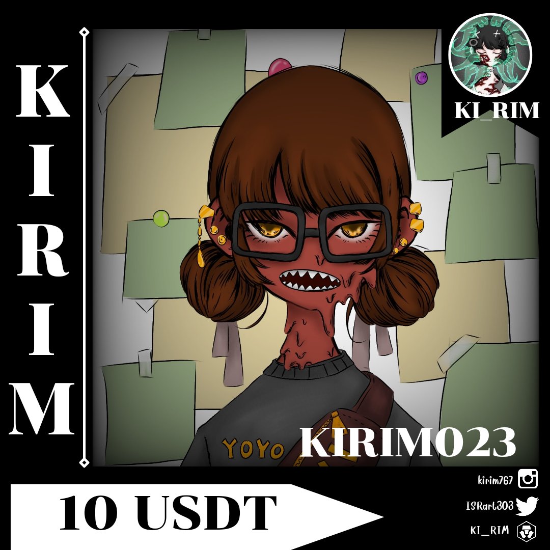KIRIM
💲10 USD​
Meet KIRIM​, a new project that I want to present. Profile art pictures that will take you to various genres and quirky styles at
crypto.com/nft/collection…

 #nftcrypto #NFT #NFTCollectors #nftdrop #nftcommunity #nftart #NFTCommunity #CRO #crofam