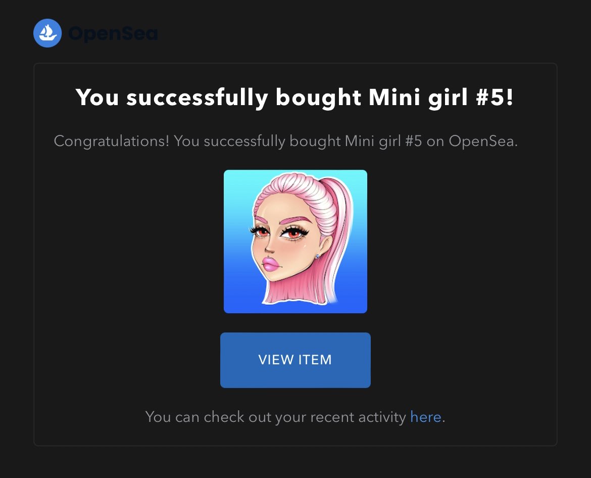 Good morning everyone ☀️Finally my first purchase💕🔥🔥🔥<a href="/Evanikart/">Karina💖Pink friend🤘🏻</a>  it started with a purchase💕 you all know that I love pink 💕💕💕 so I couldn't pass by and bought this pink-haired girl💕🌸 Thank you my dear 💕 #nft #NFTCommumity