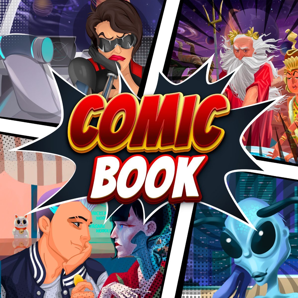 DigitalArtsBlog's tweet photo. @MuscleLifeNFT 10,000 popular board  games-based illustrations

New enjoyable collectible stuff! 
For fans of sci-fi stories and digital art. 
Travel into parallel worlds and back. https://t.co/l1Q6I25Kf6