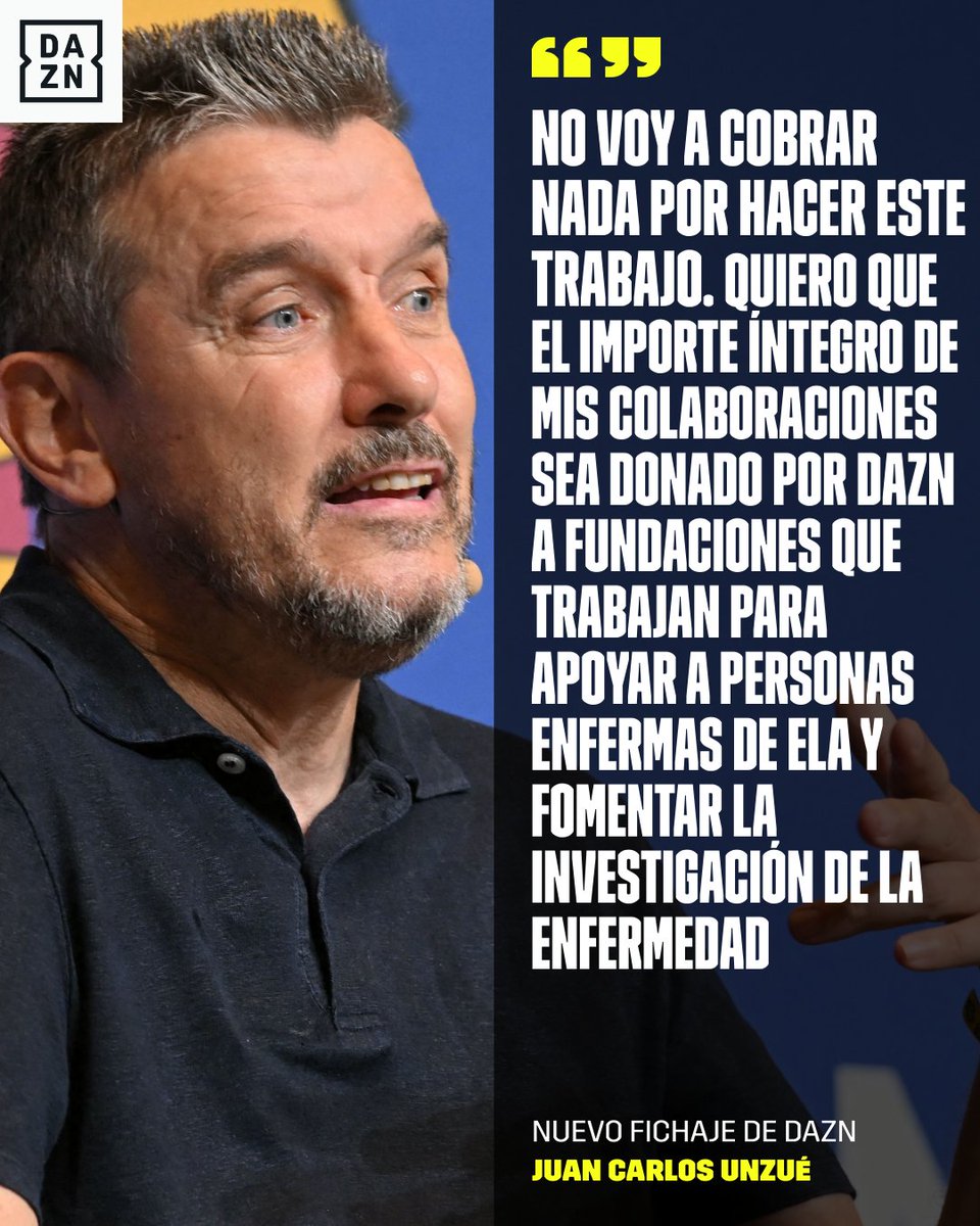 DAZN_ES's tweet image. No es simplemente un fichaje, es una LECCIÓN DE VIDA

Eres muy grande, Juan Carlos Unzué 👏👏