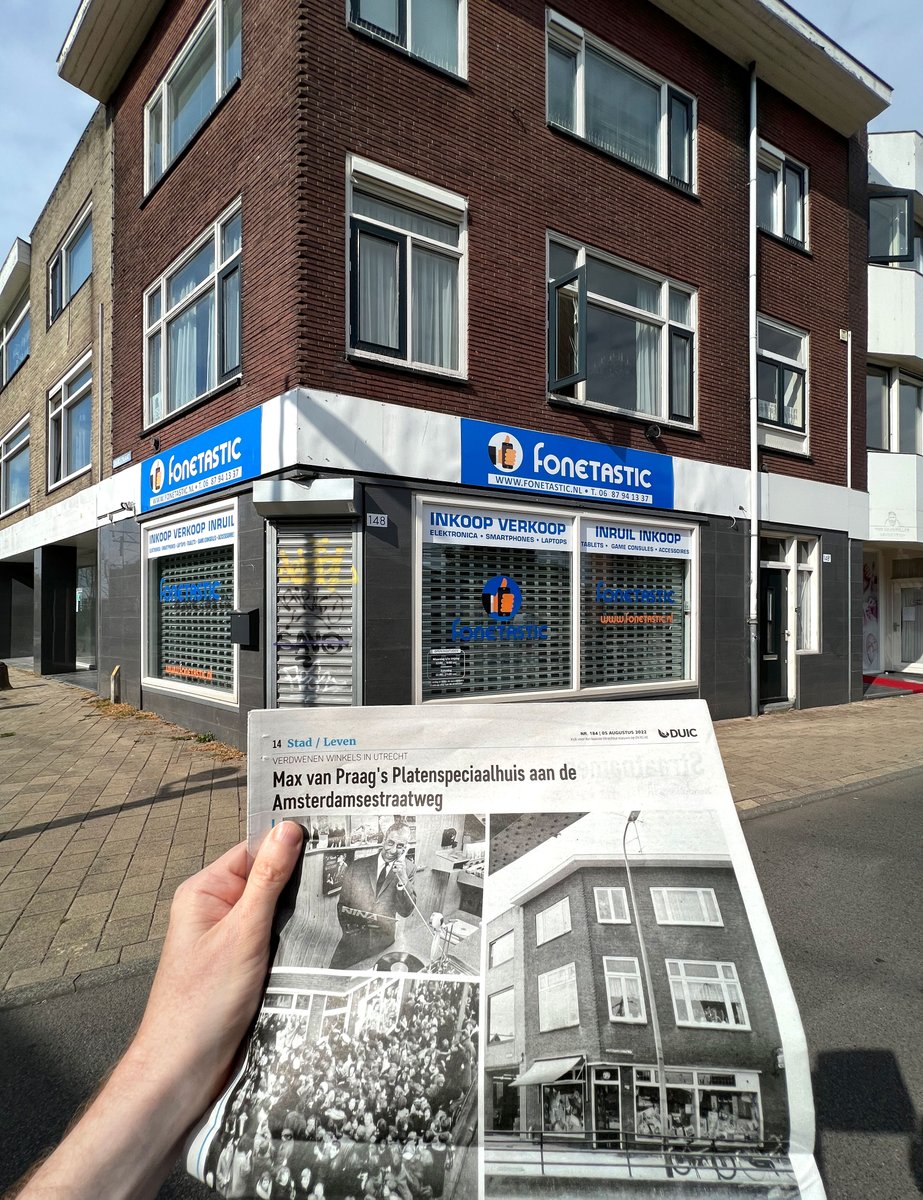 In de nieuwe DUIC Krant weer een Verdenen Winkel in Utrecht. Volgende week komt dit stuk over Max van Praag's Platenspeciaalhuis aan de Amsterdamsestraatweg ook online.