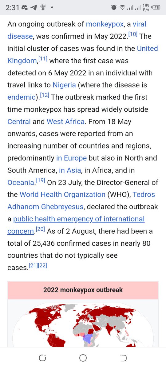 GM, Evening, Noon, or Night wherever  you hope you are doing good 👍 .🍩🍪🎂🍰☕🍵 so I have this news to share with you about monkeypox. I hope you stay safe and well and take all necessary precautions.
<a href="/Dazhe_nft/">Dazhe_NFT</a> <a href="/hopefrmGod/">Afrah❤️ Memecoin 💛 DROP 💙 De.Fi Army ❤️ $WELL</a> <a href="/Humble1_ETH/">Humble1 🐦</a> @IrtiqaBulaki <a href="/Kinako588/">kinako.⌐◨-◨. ⌐🄺ⁱ𝐍ᵃ🄺ᵒ</a> #NFTCommunity