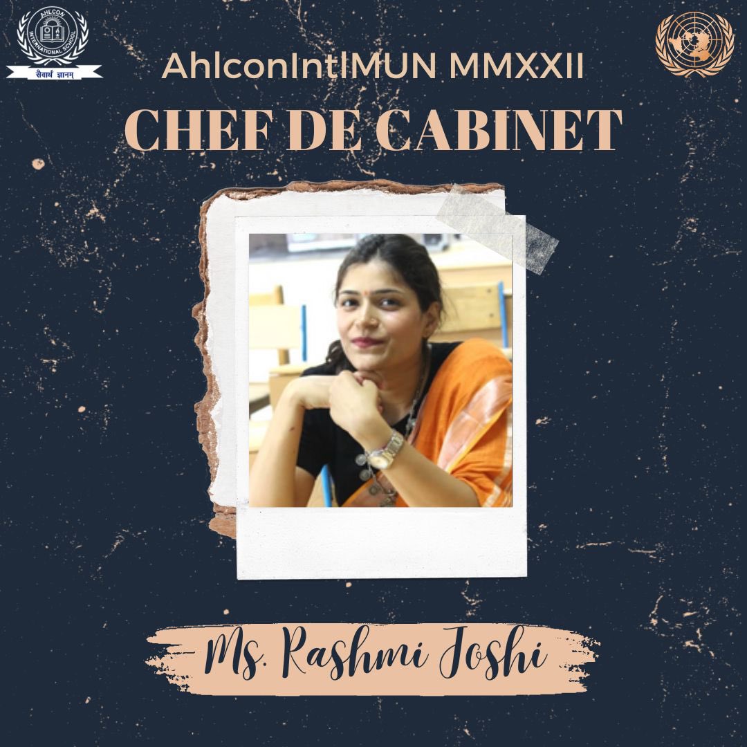 OUR MENTORS FOR AHLCON INTL MUN MMXXII✨

•CHEF DE CABINET- Ms. Rashmi Joshi 
-
-
-
<a href="/sdg4all/">AhlconIntl4SDGs</a> <a href="/ashokkp/">Ashok Pandey</a> <a href="/y_sanjay/">Sanjay Yadav</a> <a href="/pntduggal/">PUNEET DUGGAL</a> <a href="/kandhari_ekta/">Ekta  Kandhari</a> <a href="/RashmiJ99932149/">Rashmi Joshi</a> <a href="/anannya_mukola/">Anannya Mukola</a> 

#ahlconintlmun #ahlconintl