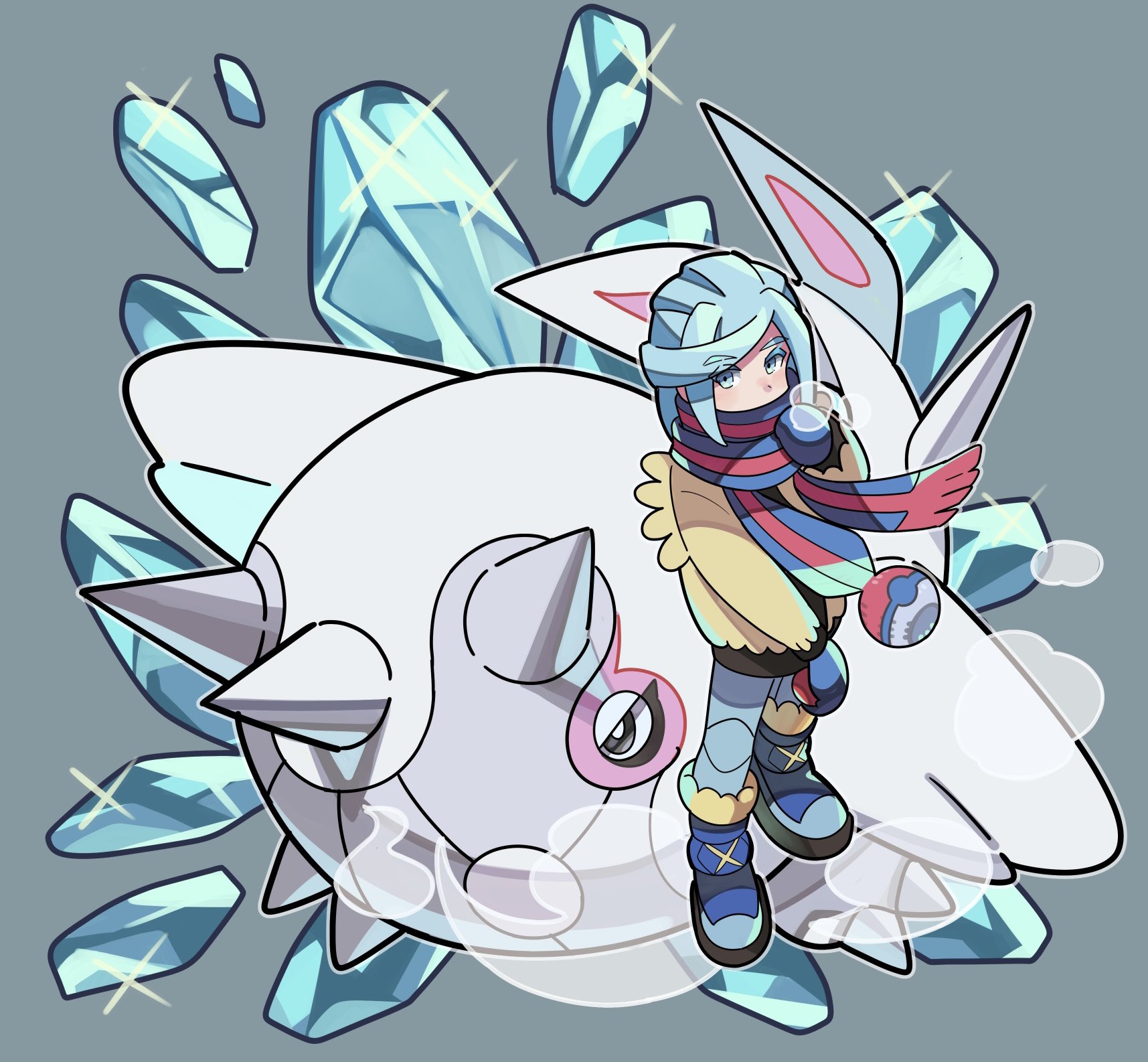 ストカメ グルーシャはひと目見ただけで惹きつけられて ハルクジラは描いてるうちにどんどん好きになりました ハルクジラパーティに入れたい T Co Vkbh3s7l1k Twitter