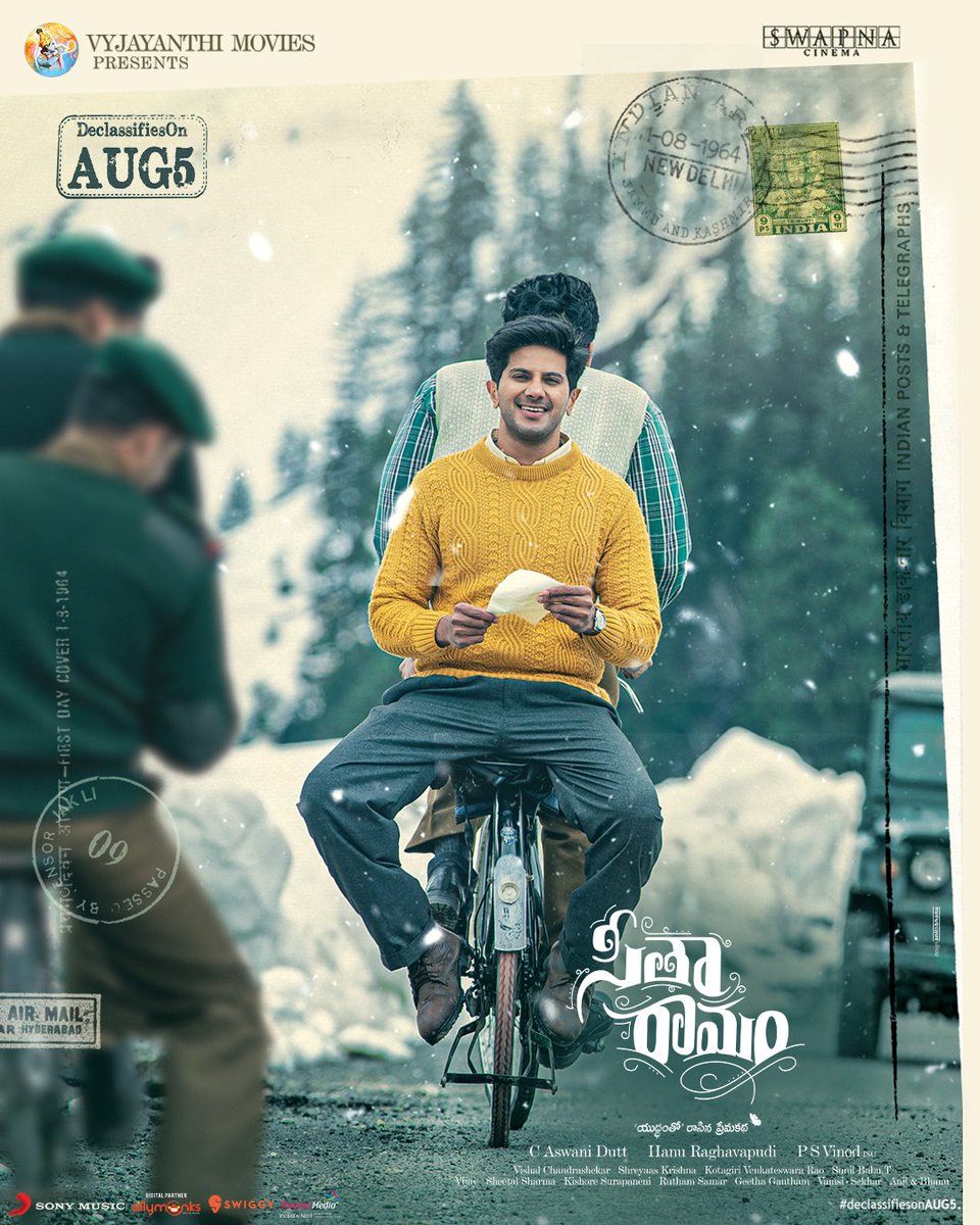 amrahmathulla's tweet image. Happy to be a part of this amazing project #SitaRamam as a Sound Mixing engineer / re-recording mixer and songs mastering engineer.
thanx to director @hanurpudi , music director @Composer_Vishal and Sound designer jaiganesh

#DulquerSalmaan #MrunalThakur # #DolbyAtmos #soundmix