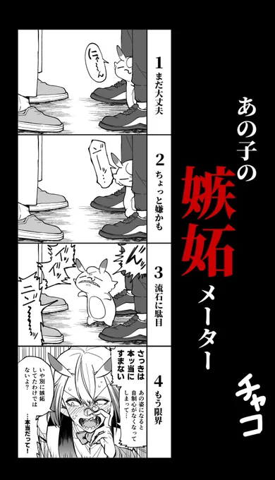 テンプレお借りしました🙇‍♂️🙇‍♂️🙇‍♂️
お気に入りが知らない人とやけに仲良く話しててモヤッとする害虫紳士たち。

#あの子の嫉妬メーター
#害虫紳士 