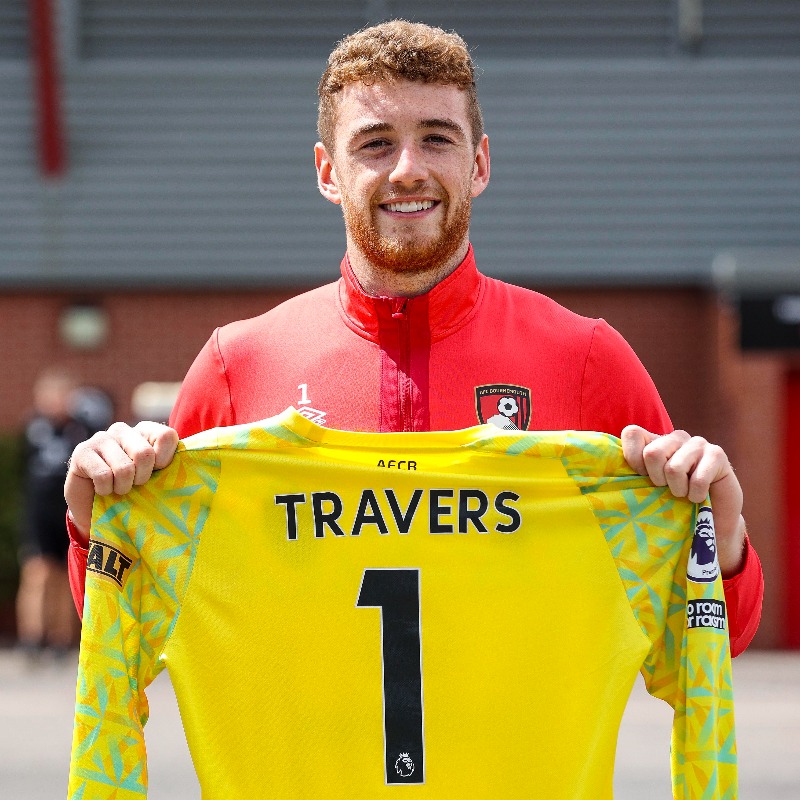 afcbournemouth's tweet photo. Our new 𝗻𝘂𝗺𝗯𝗲𝗿 𝗼𝗻𝗲 ☝️ 

Shirt numbers have been revealed for the 2022/23 @premierleague season 🔥🔥